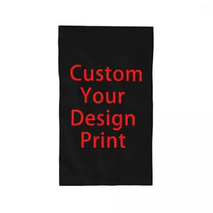 Asciugamano personalizzato il design a secco rapido personalizzato logo stampato asciugamani in cotone in cotone lino