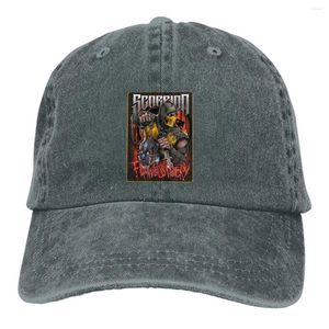 Ball Caps Scorpion Flawless Victory Baseball Peaked Cap Mortal Kombat Fighting Game Sun Shade Hats For Men