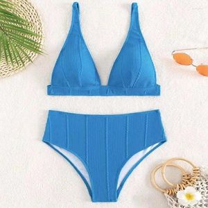 Costumi da bagno femminile set di bikini in bikini da donna ad alta costiera sexy femmina femminile da bagno per le vacanze