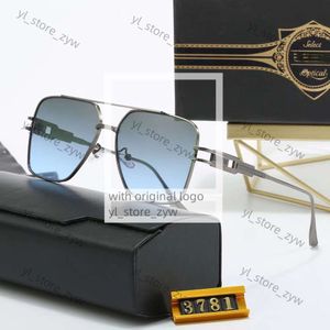 Dita Sonnenbrille Männer Vintage Pilot Sonnenbrille Square Frauen Sonnenbrillen Modedesigner Luxus Goldener Rahmen Sonnenbrillen UV400 Gradient Dita Brille 5976