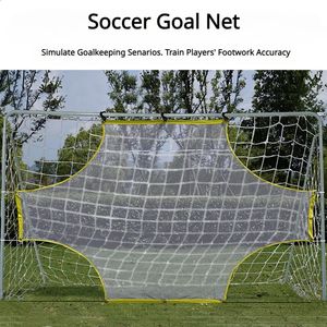 Portable 5-11 person football training target practice shooting goal net football childrens football accessories 240428