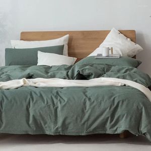 寝具セットシンプルなプレーンジャクアード羽毛布団セット最高品質のファブリックホームテキスタイルファッション2024