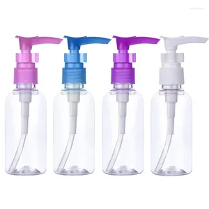 Storage Bottles 10Pcs Empty Plastic Pump Dispenser 30/50/100ml Portable Clear Shampoo Lotion Hand Containers For Liquid Soap