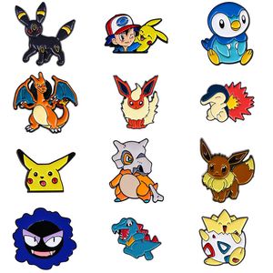 11 colori gioco d'infanzia Giallo Monster Monster Friends Enamel Pin Cine Film Anime Giochi Per spilli da smalto per battute di cappello da zaino da backpack in metallo