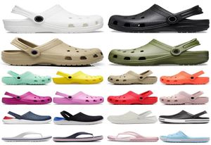 Мужчины Женщины дизайнерские сандалии скользит на слайдах, модные пляжные водонепроницаемые обувь мужская классическая больница для сестринских больниц.