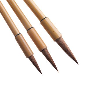 Pincéis de caligrafia chinesa pincel caneta de caneta de cabelo pintura aquarela pincel Brush Excunhando pincéis cursivos de script tinta China caligrafie