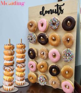 Donut Wall Wedding Decorations Candy Donut Bar Sweet Cart Table Decoração de Casamento Decoração do Baby Shower Donut Wall Y08276935914