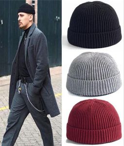 Cool hat men and women winterwinter 2019 solid color versatile watermelon hip hop knit knit cap ski cap4736712