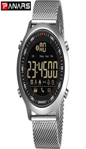 CWP PANARS Digital Smart Watches Men pedometers meddelande påminnelse Sport vattentät titta på Bluetooth armbandsur för iOS Android 8309076134