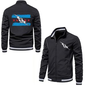 2024 Frühlings- und Herbst berühmter Wrestler Rückkehr von CM Punk Mens Windbreaker Jacket Street Sport Casual Coat 240420