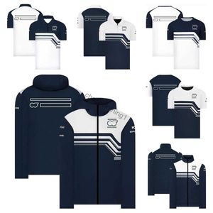 Motorcycle clothing F1 Formula 1 hoodie team lapel T-shirt with the same custom