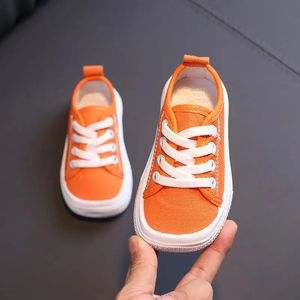 Детские спортивные холст обувь Laceup Девочки Flat Boys Crasual Kids Nonslip Comfort Sneakers Shoes