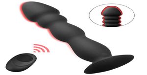 Tappo di testa vibrante 10m Vibratore maschio telecomando wireless per gay 10 velocità vibrative giocattoli sessuali anali ano massaggio prostata y201375706