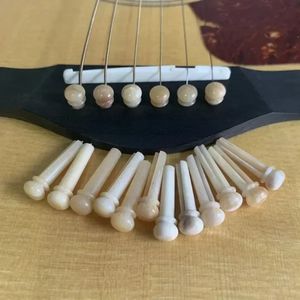 1st Portable Guitar Bridge Pins Saddle Nut Acoustic Cattle Tailpiece Plastgitarrtillbehör för akustisk gitarrkvalitet