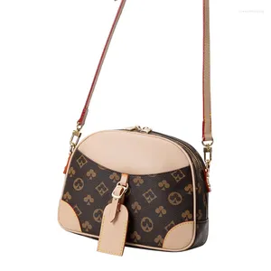 Bag rosa skal tryckt damer handväska halv rund mode enskild axel modern plånböcker och handväskor lyxdesigner
