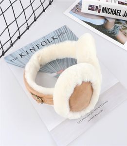 Mricci per orecchio unisex inverno inverno shearling le lana lesa peluche ragazze maschera da donna da donna in fascia per capelli più calda 2211075165672