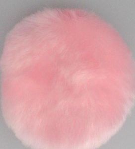 Lyxig pulverpuff SingleSided Plush Pink Powder Puff 20 PCS Bag 80mm7047656