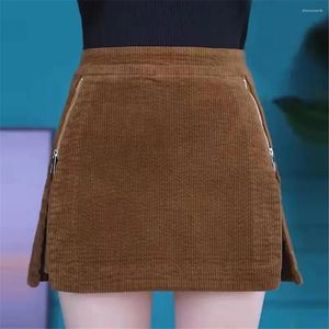 SKIRTS CORTELOMENTO FEMNIMENTE CORTEM 2024 Autumn Inverno coreano Cor de cor sólida da cintura alta calça de retalhos de retalhos soltos