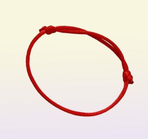 Fast 100pcslot KABBALAH HAND Made Red String Bracelet EVIL Eye Jewelry Kabala Good Luck Bracelet Protection 109953218