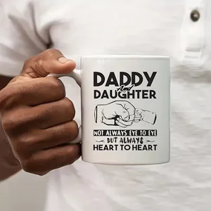 Kupalar 11oz kahve kupa hediyesi kızından baba anıtı benzersiz komik sıcak seramik