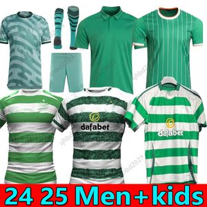 Celts 24 25 Kyogo Football Shirt FC 2024 Home Away Third Soccer Jerseys Celtic Daizen reo McGregor 135 Hears Anvisal Origins Origins