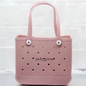 Bogg Bag Silicone Beach Large Tote Luxury Eva Plastic Beach Candy Women Cosmetic Bag PVC Basket Travel Storage Bags Jelly Summer Outdoor Handbag 210