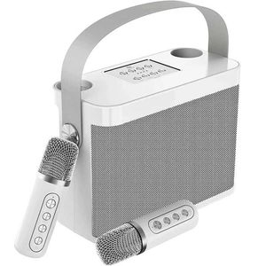 Przenośne głośniki 120 W Bezprzewodowe przenośne mikrofon Bluetooth Bluetooth Dźwięk rodzinny impreza Karaoke subofer Boombox Caixa de Som YS-219 J0505