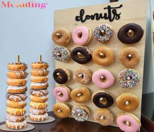 Donut Wall Wedding Decorations Candy Donut Bar Sweet Cart Table Decoração de Casamento Decoração do Baby Shower Donut Wall Y08271576270