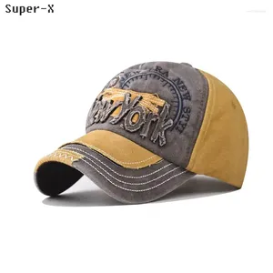 Ballkappen verzweifelt Baseball Cap York Briefe Stickereien Patchwork Bicolor Baumwoll -Trucker Hüte Frauen Frauen