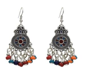 Legro di stile Turkish Etnic Turkish in stile Jhumka in perline di riferimento per le donne Orecchini per le donne Gypsy Gypsy Gypsy Gypsyda7044035