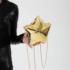 Fashion Snakebone Chain Star Bag High Quality Mini Evening Womens Casual Shoulder Crossbody 240426