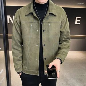 Giacche da uomo 2024 Giacca autunnale e inverno Versione coreana Slim Fit Fashion Casual Youth Coat Top