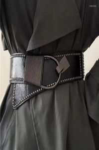 Pasy 2022 Dam Fashion Vintage Tunik Elastic Gree Dirdle Sukienka Dekoracja koszuli dla kobiet luksusowa marka marki Corset Belt6749849