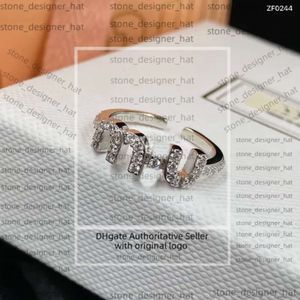 Chanells Rings Designer Modemanal Ring Ring Party Classic Schmuck Silastic Zircon Mehrere Reihen Vollsteine Kristall Elastizität Ring 7516