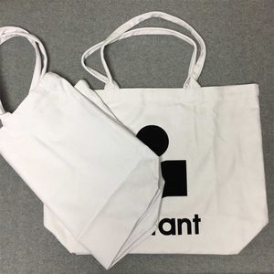 Lotte Japan Korea Mrt Marant Canvas Bag Fashion Shopping Bag Tygväska Tygväska 100% Bomull 231V