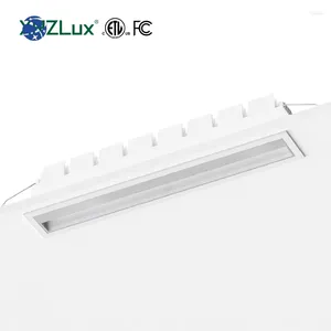 Duvar lambası Yun Yi Xrzlux Alüminyum Polarize Yıkayıcı Downlight Izgara Doğrusal Kapalı Oturma Odası Gömülü Led Tavan Spot