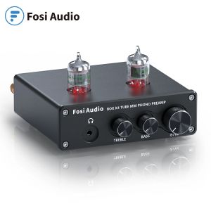 5654W Vakum Tüpü Amplifikatör ile Turntable Fonograf Önsözü için Amplifikatör Fosi Audio Fono Preamp HiFi Kutusu X4