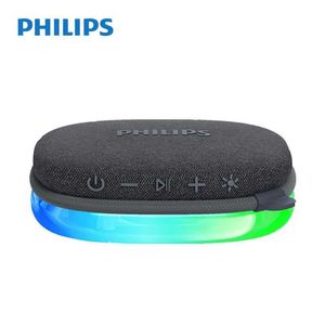 Портативные динамики Philips New TAS2307 Беспроводной динамик Bluetooth 5.3 Hifi Stereo Disching Box Portable Mini Mini Mini Music Player Long Restby J0505