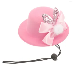 Hundkläder påskhuven husdjur hatt söt sol justerbar rem glitter öron bowknot katt fascinator te party huvudbonader