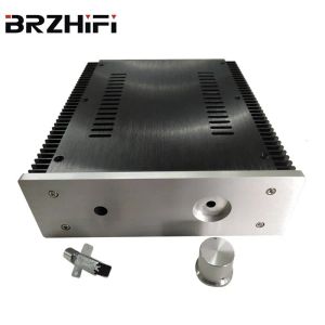 Wzmacniacz Brzhifi BZ2107 Seria Podwójna chłodnica Aluminiowa Przypadek dla wzmacniacza zasilania DIY Elektroniczne obudowę instrumentu 212*257*70 mm