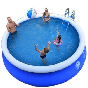 Kudde Ierable Pool Högkvalitativ barn och vuxen hemanvändning Paddling Pool stor storlek Ierable Round Pool för vuxen