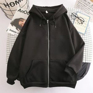 MENS FLEECE ZIPPER HOUDIES STREETWEAR CASUELL ZIP UP JACKA MANOL SOLID FÄRG LOOK SweATSHIRTS Simple Hooded Coats 240428