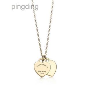 designer jewelry necklace 18K Gold Plated necklace heart necklace luxury jewelry designer necklace Rose Gold Valentine Day gift