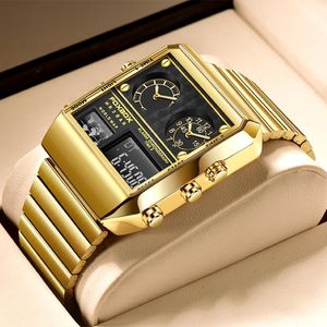 손목 시계 Lige Foxbox Watches Men Sport Quartz Wristwatch 방수 군용 디지털 시계 시계 relogio masculino 2692
