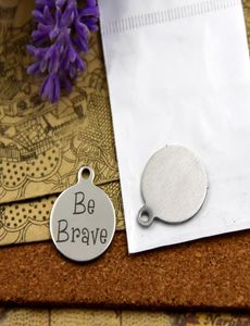 20pcsstainless steel charms BE happybravethe changekindyourself charms pendants for necklacebraceletkeychain DIY jewelry8337728