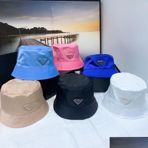 Bollmössor kvinnors hink hatt designer mössa fiskare hattar mens hinkar mode stingy brim casquette casual monterad sunhat andningsbar sol ot29q