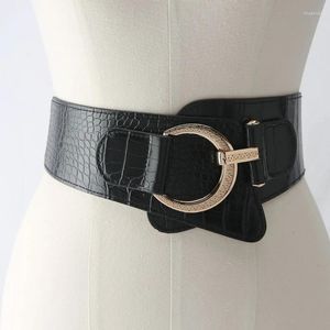 Belts Trend Slim Fit Elastic Women's PU Tight Fitting Corset Wide Waistband Dress Coat Clothing Decoration