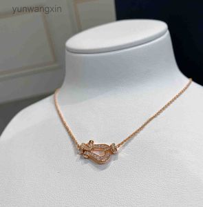 2023 Quality Charm Pendant Necklace with Diamond in Two Colors Plated Have Stamp PS4492A