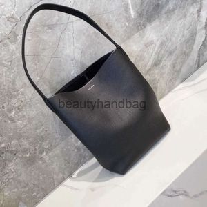 The Row TR Cowhide Coat Tote 2022 Top Autumn and Winter Premium High Capacity Commuter One Shoulder Bag Female Fashion