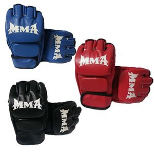 Designer -Boxhandschuhe Halbfinger MMA Sandboxing verdickte erwachsene Handschuhe Schleibgürtel Sandsack Kämpfe Kartongut trendige Modesporthandschuhe